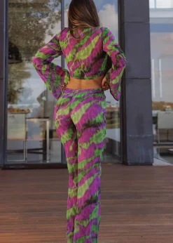 Lily Green Purple Jungle - Cover Up*Bananhot Hot
