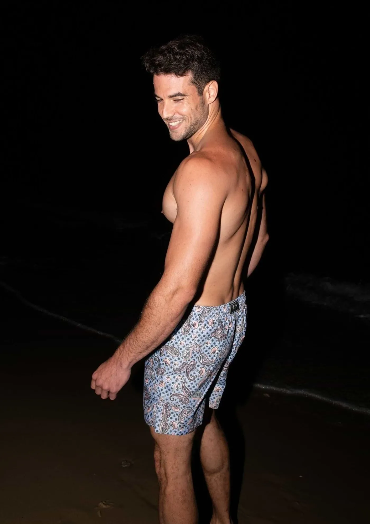 Man Swim Short - Blue Bandana*Bananhot Flash Sale