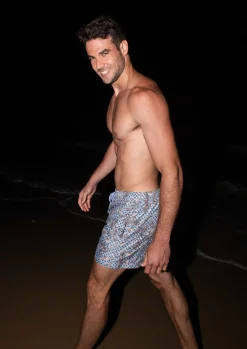 Man Swim Short - Blue Bandana*Bananhot Clearance