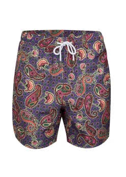 Man Swim Short - Purple Paisley*Bananhot New