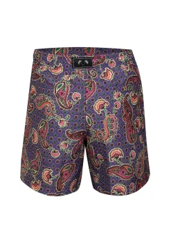 Man Swim Short - Purple Paisley*Bananhot New