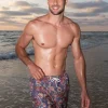 Man Swim Short - Purple Paisley*Bananhot Flash Sale