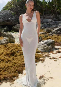 Metallic White - Dress*Bananhot Discount