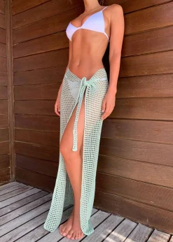 Midi Net Sarong - Mint*Bananhot Fashion