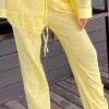 Sandy Linen Baby Yellow - Pants*Bananhot Clearance