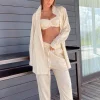 Sandy Linen Beige - Shirt*Bananhot Store