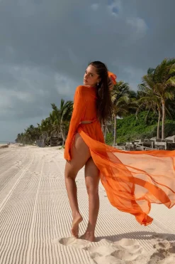 Scarlett Royal Orange - Dress*Bananhot Outlet