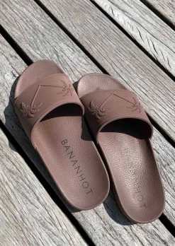 Slides - Dark Brown*Bananhot Sale