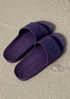 Slides - Irise Purple*Bananhot Discount