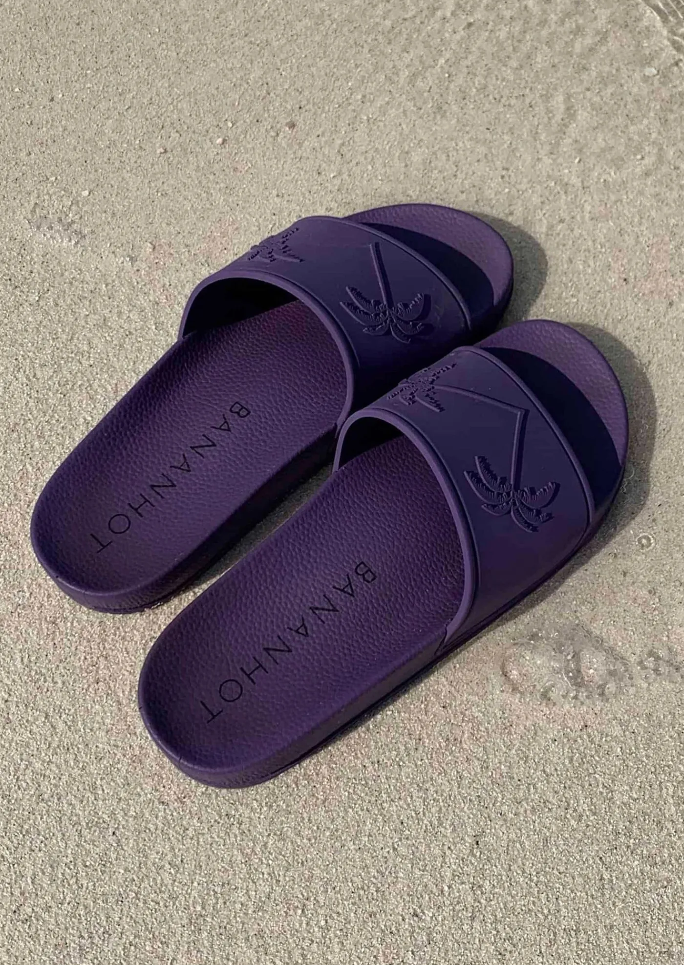 Slides - Irise Purple*Bananhot Discount